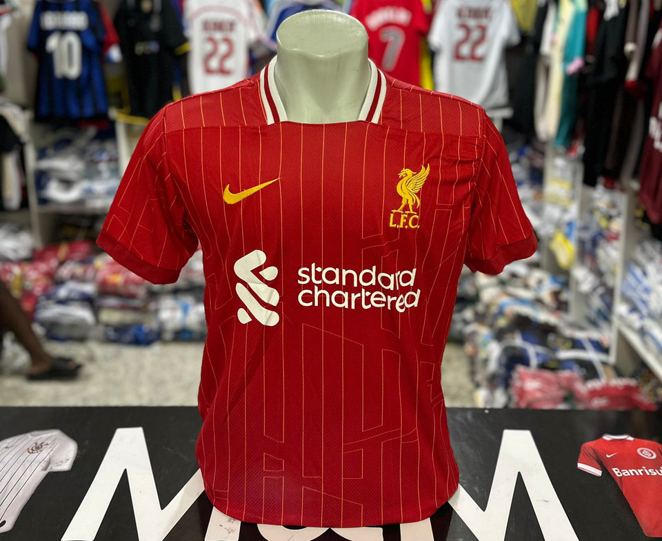 Camisa Nike Liverpool I 2024/25 Torcedor Pro Masculina