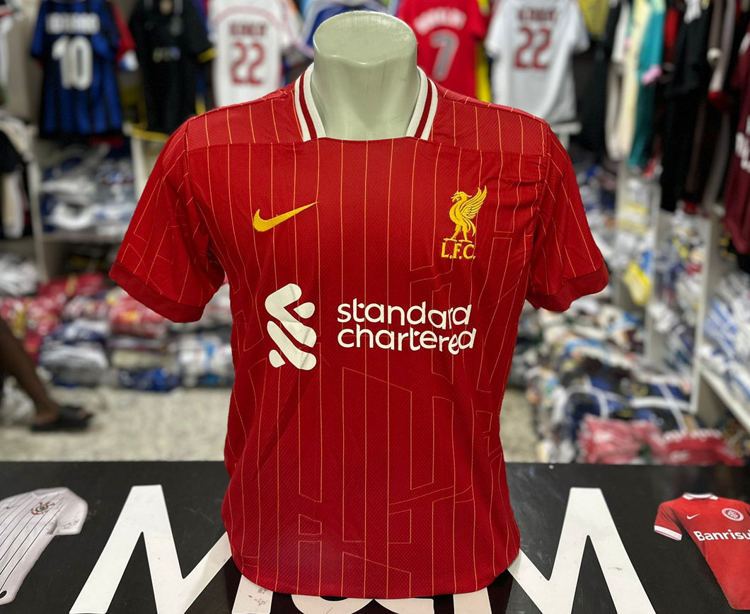 Camisa Nike Liverpool I 2024/25 Torcedor Pro Masculina