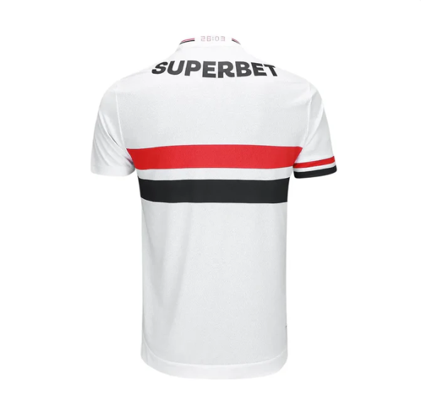 Camiseta New Balance Home SPFC 2025 Torcedor