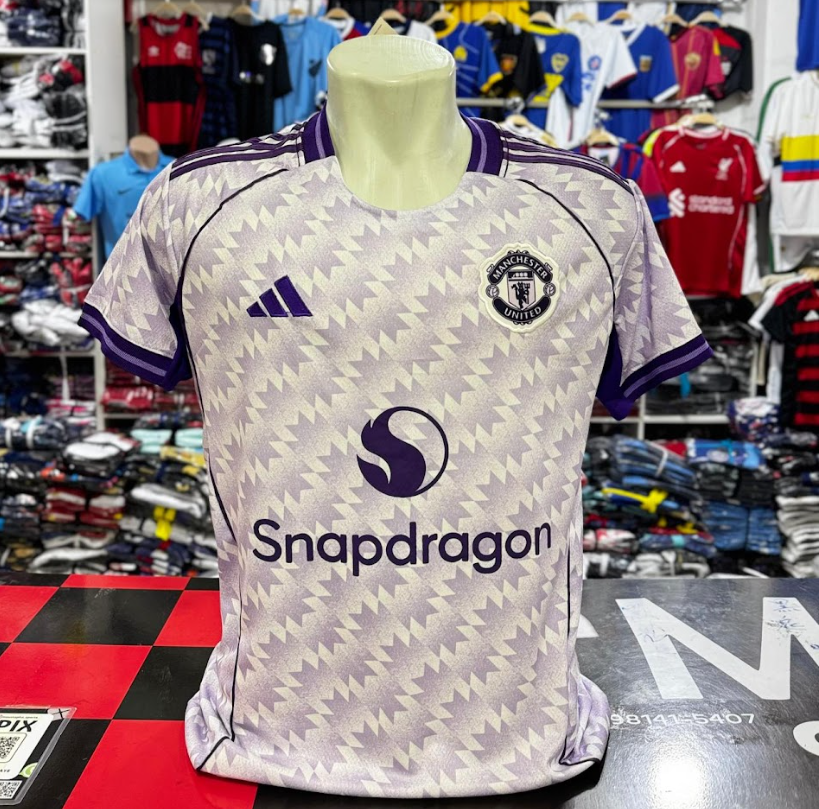 Camisa Manchester United 2025 - Torcedor Masculina Roxa